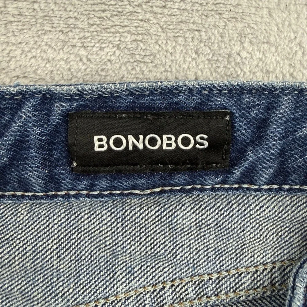 Bonobos Jeans Mens 36x30 Blue Slim Tapered Fit Dark Wash Stretch Denim